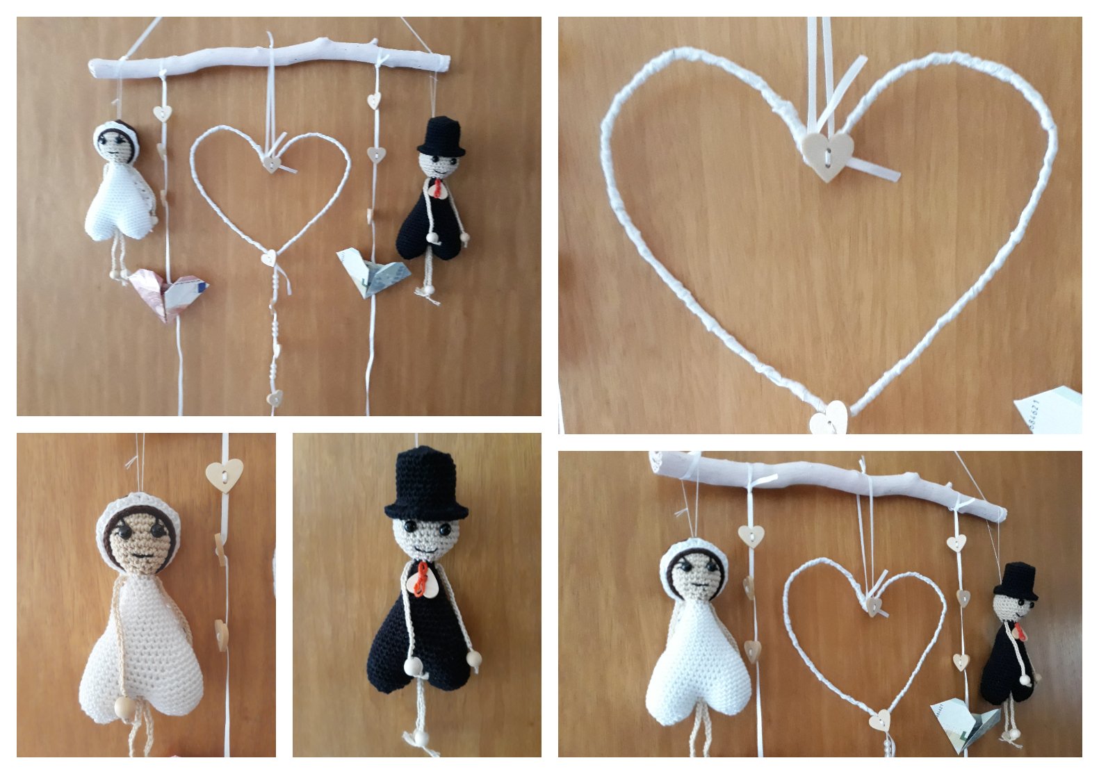 Blog-Inhaltsbild für 'Drahtherz passend zur Hochzeitsdekoration, kostenlose Anleitung'